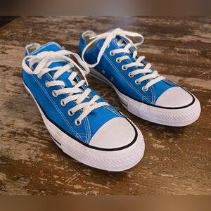 Converse All Star Blue Sneakers with White Accents